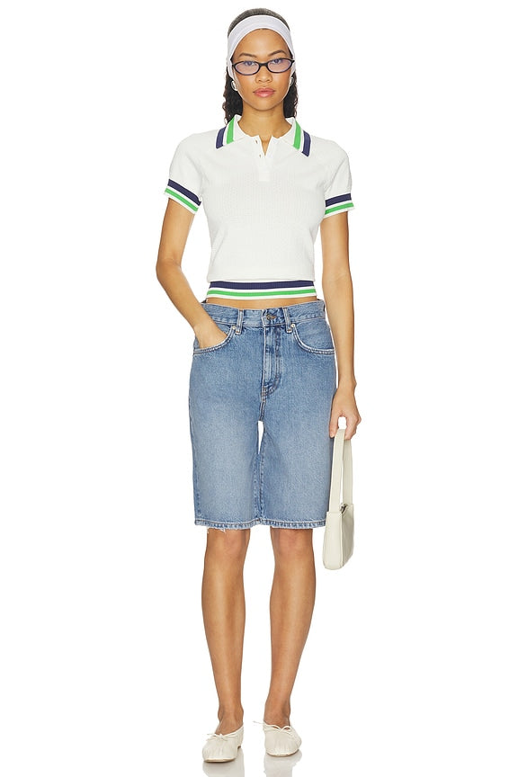 Hazel Knit Polo Top