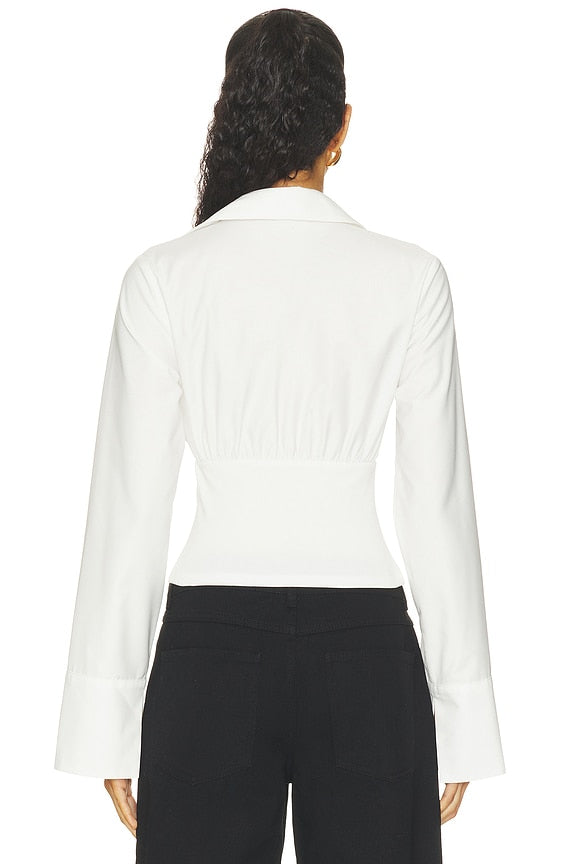 Amika Fitted Button Up Top