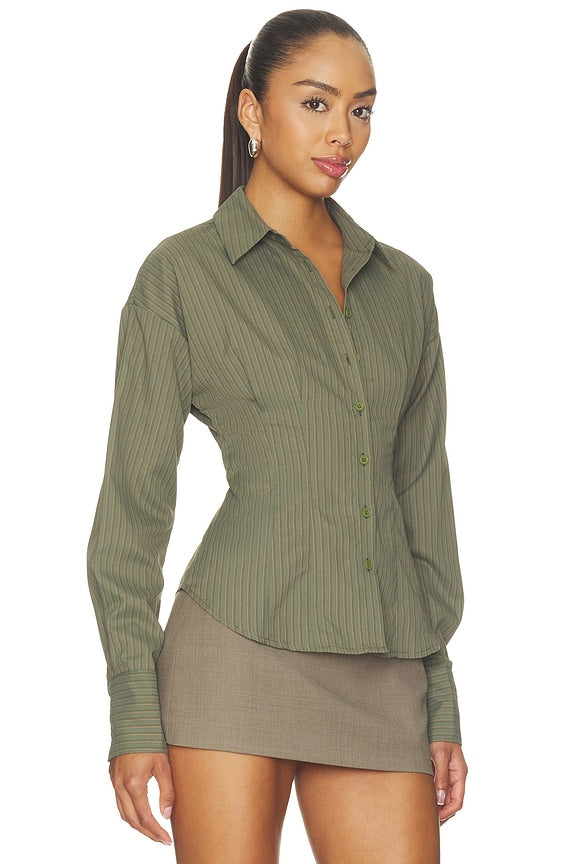 Jeyne Button Up Top