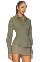 Jeyne Button Up Top