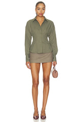 Jeyne Button Up Top