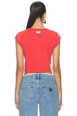 Babygirl Rib Cropped Tee