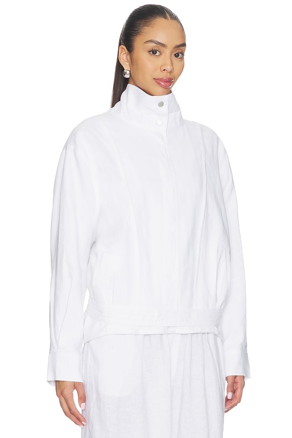 Linen Bomber Jacket