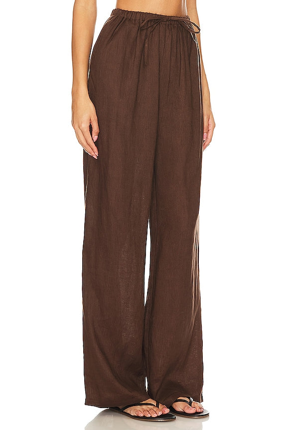 Linen Drawstring Trouser