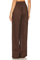 Linen Drawstring Trouser
