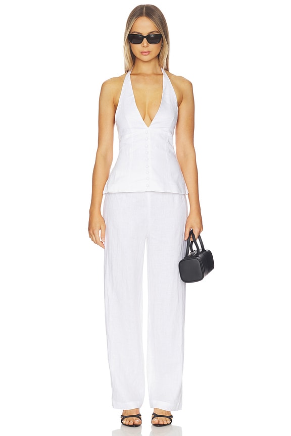 Linen Flat Pant