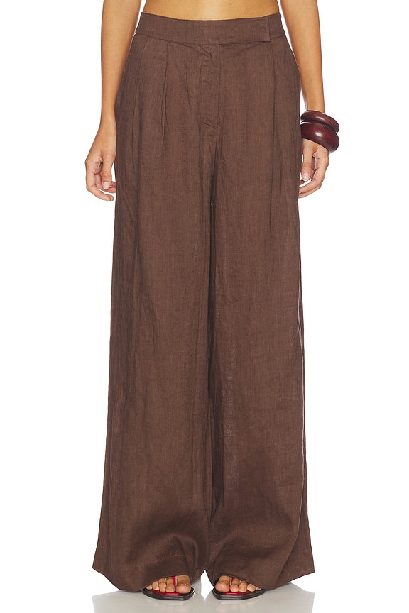 Linen Palazzo Trouser