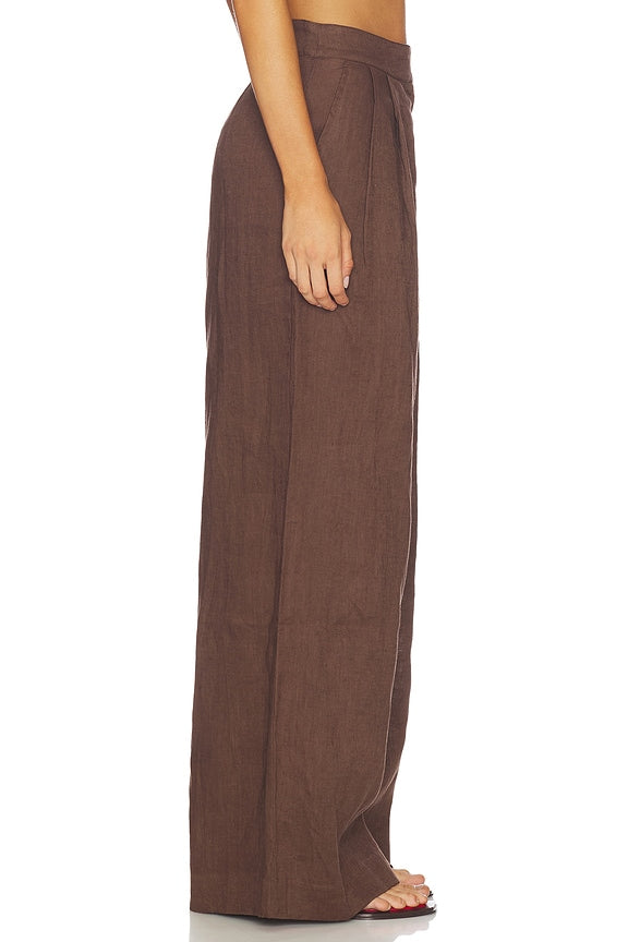 Linen Palazzo Trouser