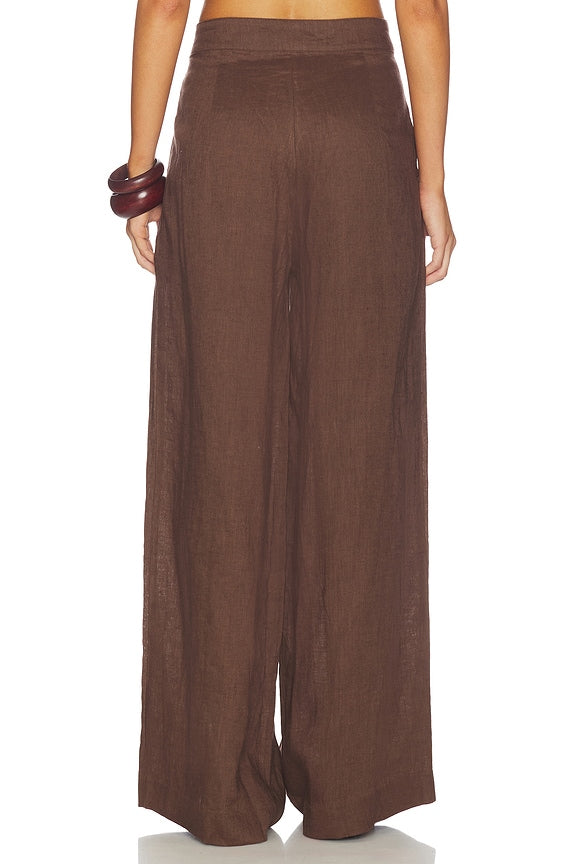 Linen Palazzo Trouser