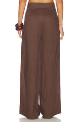 Linen Palazzo Trouser