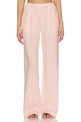 Linen Low Waist Day Pant