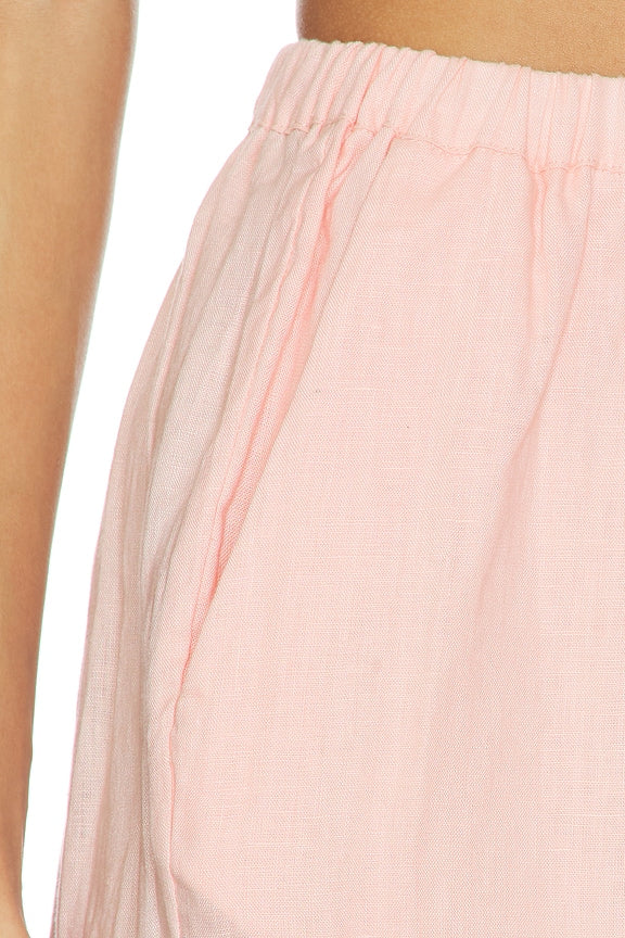 Linen Low Waist Day Pant