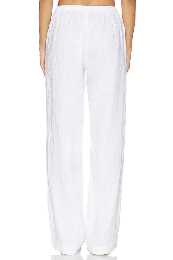 Linen Low Waist Day Pant