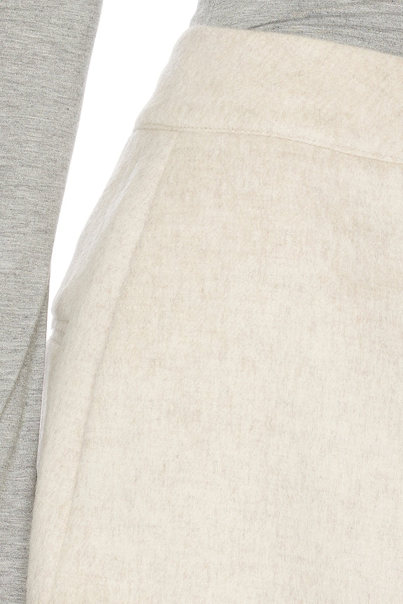 Cashmere Wool Blend Mini Skirt