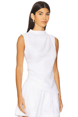 Linen Ruched Top