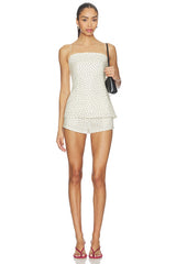 x REVOLVE Linen Strap Top
