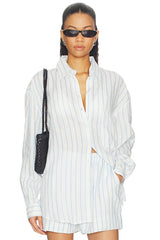 x REVOLVE Linen Woven Shirt