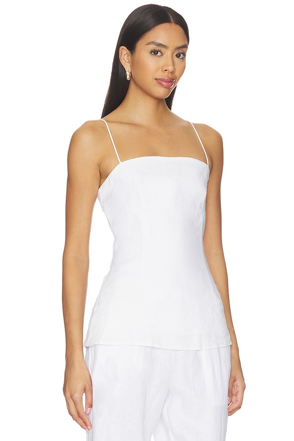 Linen Strap Top