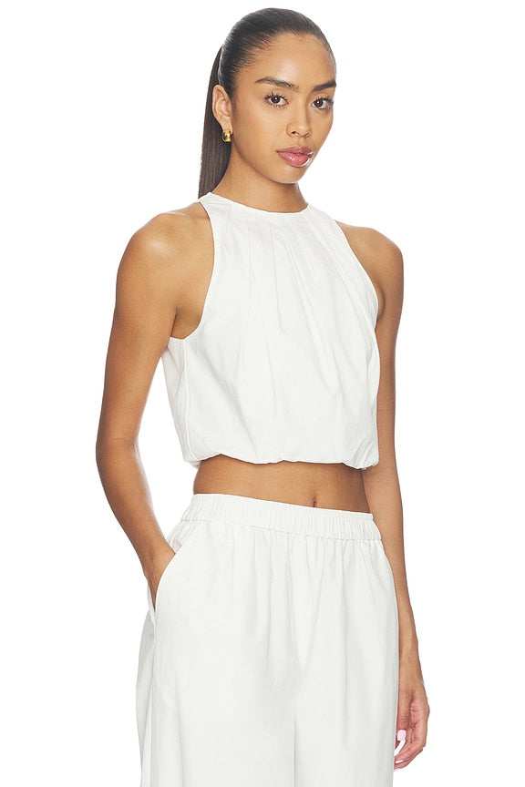 Cotton Halter Top
