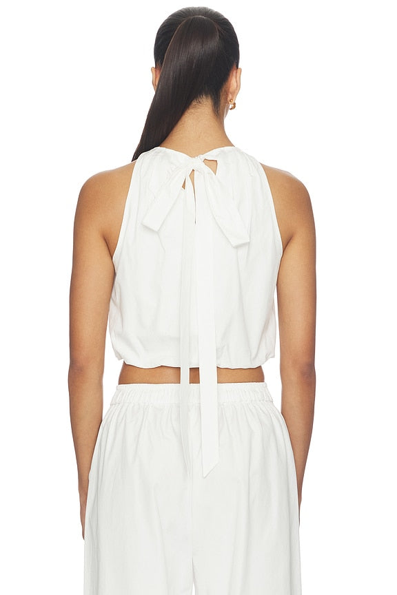 Cotton Halter Top