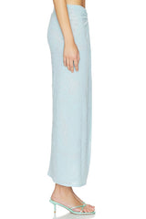 Lorli Burnout Velvet Skirt