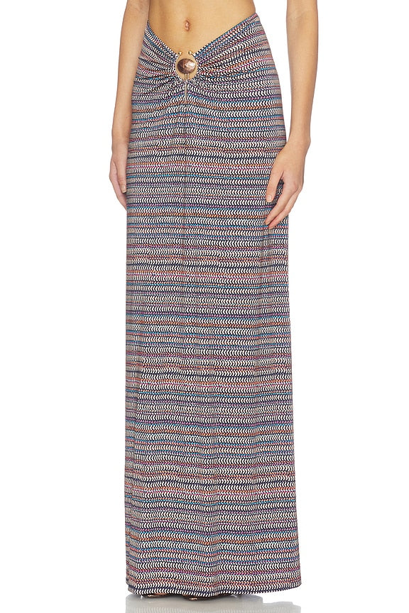 Carr Shiny Knit Skirt