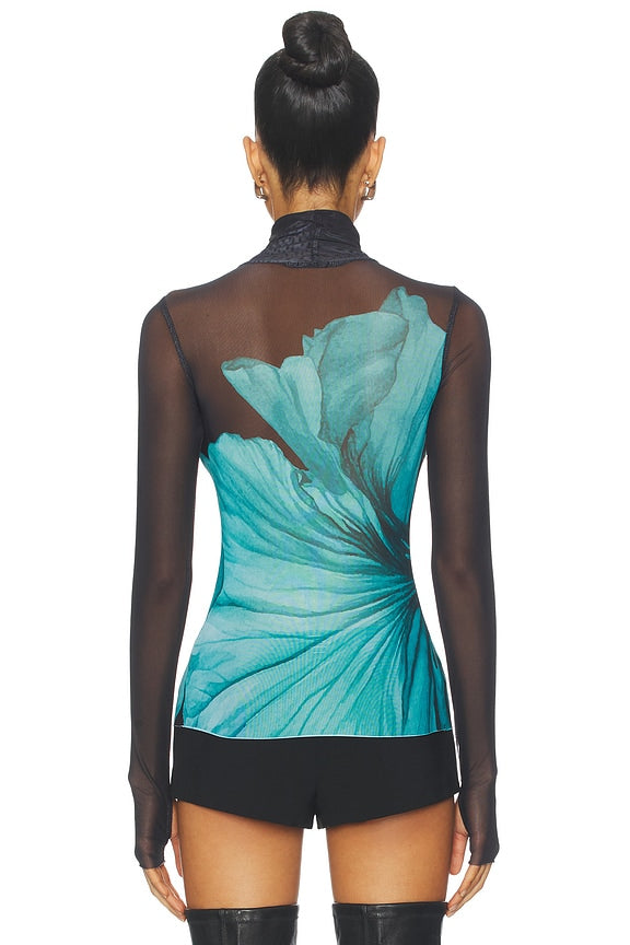 Zadie Power Mesh Top