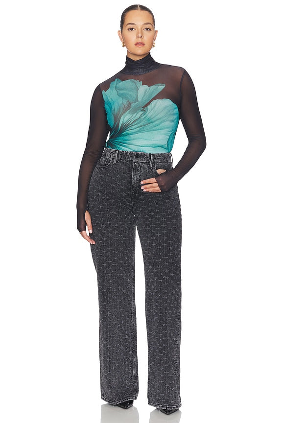 Zadie Power Mesh Top