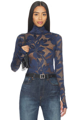 Zadie Crochet Floral Top