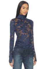 Zadie Crochet Floral Top