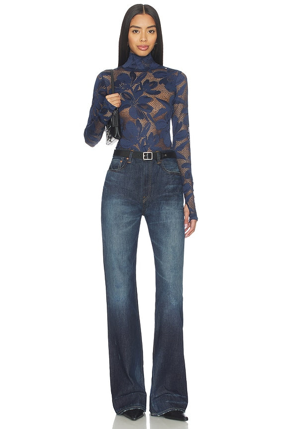 Zadie Crochet Floral Top