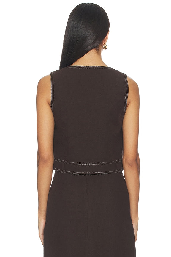 Summer Linen Mix Waistcoat