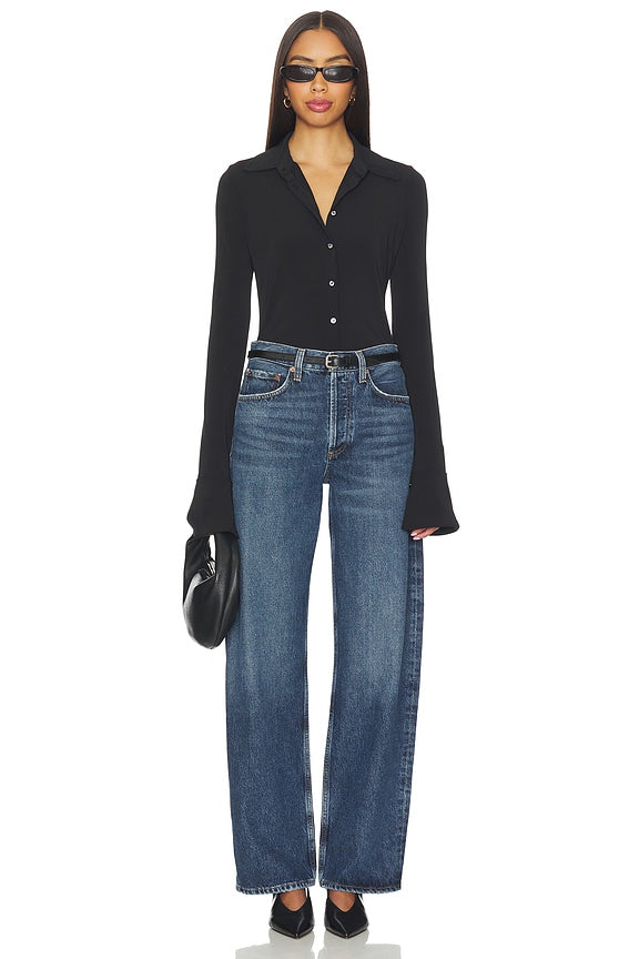 Arc Loose Wide Jeans