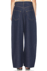 Rounded Baggy Jeans