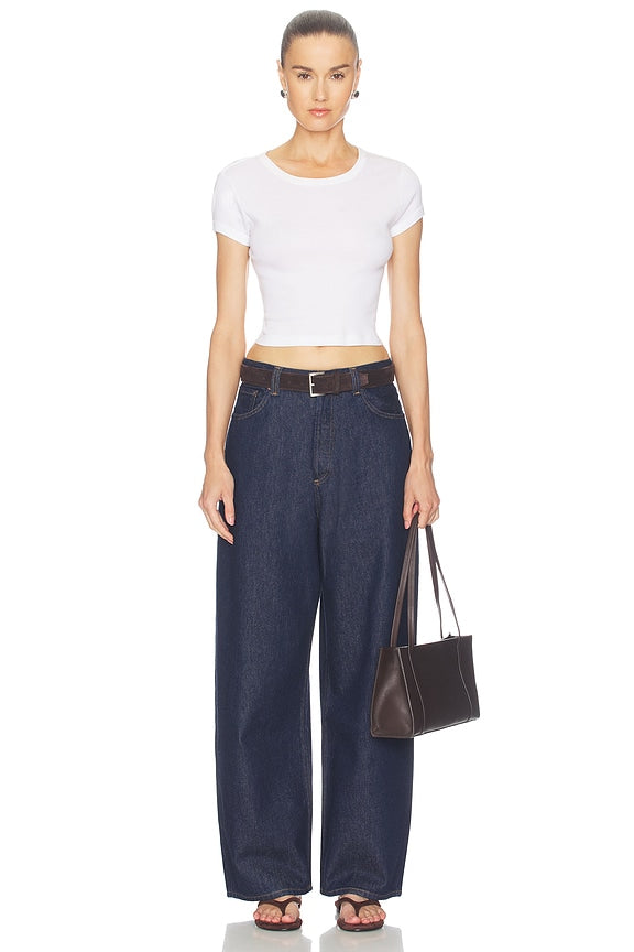Rounded Baggy Jeans