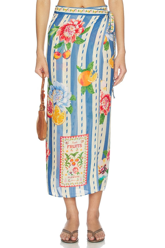 Zinna Basket Sarong