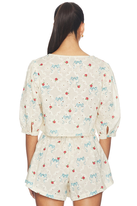 Salem Print Cherish Top