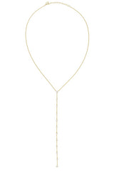 Teardrop Drop Lariat Necklace