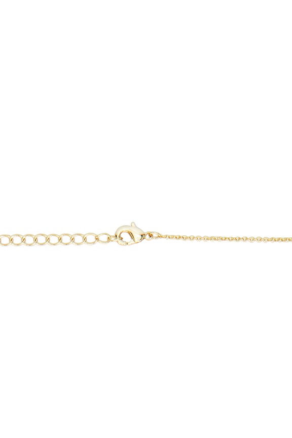 Multi Bezel Stone Drop Lariat Necklace