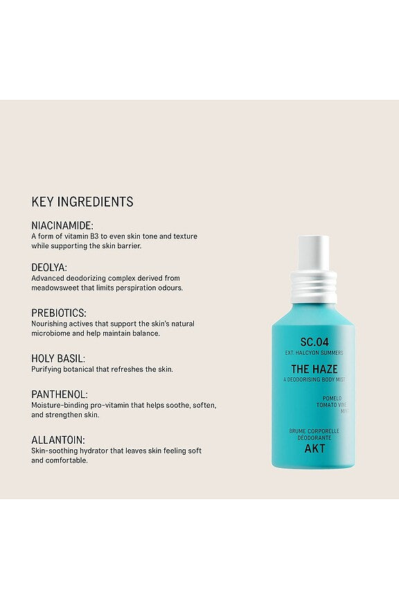 The Haze Deodorizing Body Mist SC.04 Halcyon Summers