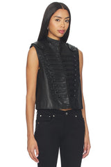Rummy Leather Gilet