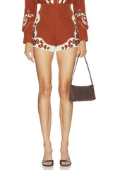 Duke Embroidered Short