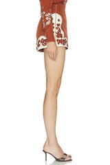 Duke Embroidered Short