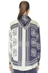 Banderra Scarf Silk Shirt