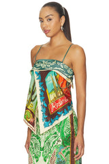 Ace Silk Scarf Top