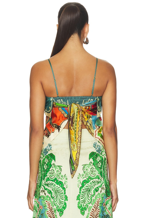 Ace Silk Scarf Top