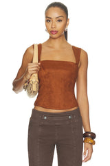 x REVOLVE Ceronne Suede Top