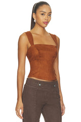 x REVOLVE Ceronne Suede Top
