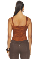 x REVOLVE Ceronne Suede Top
