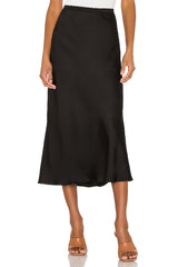 Bar Silk Skirt